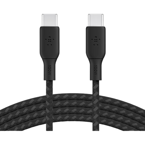 Belkin BoostCharge Braided USB-C Cable (6.6', Black)